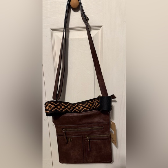 Olivia & Kate Handbags - Olivia & Kate Vegan Leather Crossbody Bag